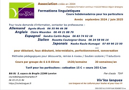 Flyer avec toutes les infos de l